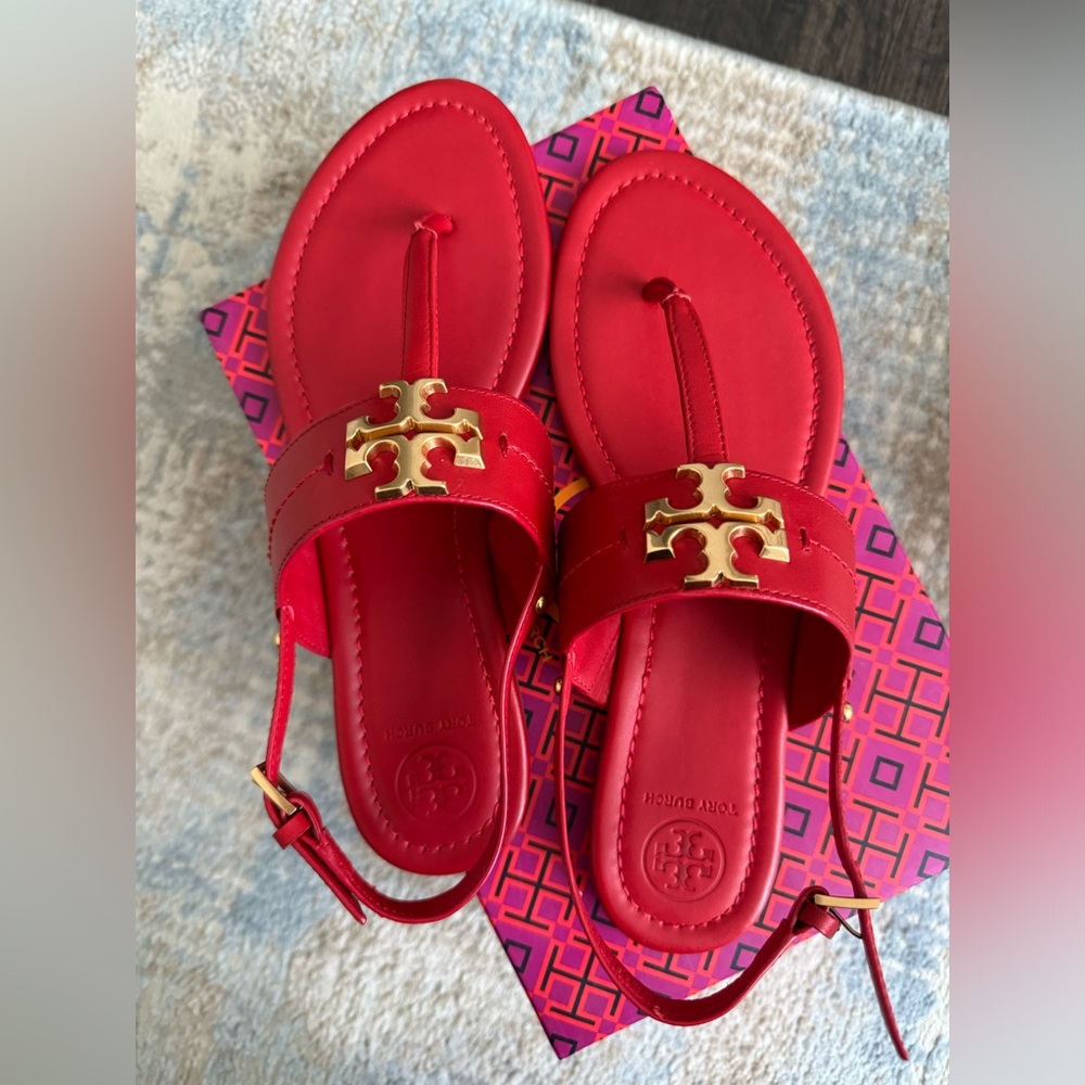 Tory Burch red sandal
